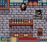 In-game screen of the game Dracula - Crazy Vampire on Nintendo Game Boy Color