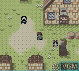 In-game screen of the game Cross Hunter - X Hunter Version on Nintendo Game Boy Color