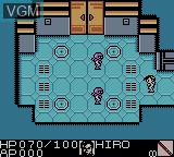 In-game screen of the game Daikatana on Nintendo Game Boy Color