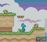 In-game screen of the game Das Geheimnis der Happy Hippo-Insel on Nintendo Game Boy Color