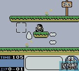 In-game screen of the game Doraemon - Aruke Aruke Labyrinth on Nintendo Game Boy Color