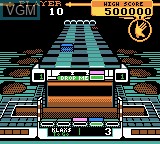 In-game screen of the game Klax on Nintendo Game Boy Color