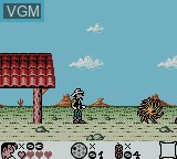 In-game screen of the game Lucky Luke on Nintendo Game Boy Color