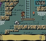 In-game screen of the game Montezuma's Return on Nintendo Game Boy Color