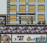In-game screen of the game Tom and Jerry on Nintendo Game Boy Color