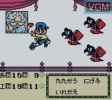 In-game screen of the game Ganbare Goemon - Tengu-tou no Gyakushuu! on Nintendo Game Boy Color