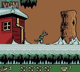 In-game screen of the game Gex 3 - Deep Pocket Gecko on Nintendo Game Boy Color