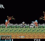 In-game screen of the game Ghosts 'n Goblins on Nintendo Game Boy Color