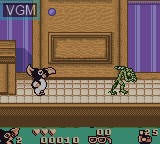 In-game screen of the game Gremlins - Unleashed on Nintendo Game Boy Color