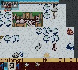 In-game screen of the game Heroes of Might and Magic on Nintendo Game Boy Color
