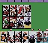 In-game screen of the game Honkaku Hanafuda GB on Nintendo Game Boy Color