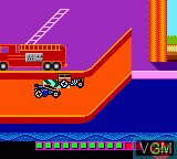 In-game screen of the game Hot Wheels - Stunt Track Driver on Nintendo Game Boy Color