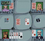 In-game screen of the game Hoyle Card Games on Nintendo Game Boy Color
