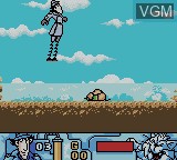 In-game screen of the game Inspector Gadget - Operation Madkactus on Nintendo Game Boy Color