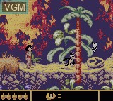 In-game screen of the game Jungle Book, The - Mowgli's Wild Adventure on Nintendo Game Boy Color