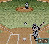 In-game screen of the game Ken Griffey Jr.'s Slugfest on Nintendo Game Boy Color