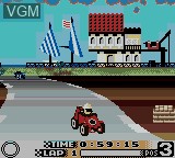 In-game screen of the game LEGO Racers on Nintendo Game Boy Color