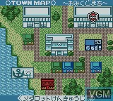 In-game screen of the game Medarot - Card Robottle Kuwagata Version on Nintendo Game Boy Color