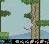 In-game screen of the game Moomin's Tale on Nintendo Game Boy Color