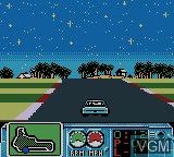 In-game screen of the game NASCAR Challenge on Nintendo Game Boy Color