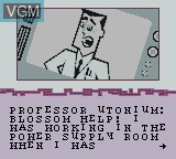 In-game screen of the game Powerpuff Girls, The - Bad Mojo Jojo on Nintendo Game Boy Color