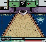 In-game screen of the game 10 Pin Bowling on Nintendo Game Boy Color