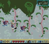 In-game screen of the game Rayman - Mister Dark no Wana on Nintendo Game Boy Color