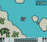 In-game screen of the game Rip-Tide Racer on Nintendo Game Boy Color