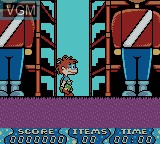In-game screen of the game Rugrats - Time Travellers on Nintendo Game Boy Color
