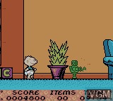 In-game screen of the game Rugrats Movie, The on Nintendo Game Boy Color