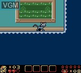 In-game screen of the game Sabrina the Animated Series - Zapped! on Nintendo Game Boy Color