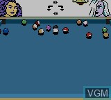 In-game screen of the game 3D Pocket Pool on Nintendo Game Boy Color