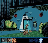 In-game screen of the game Scooby-Doo! Classic Creep Capers on Nintendo Game Boy Color