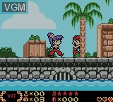 In-game screen of the game Shantae on Nintendo Game Boy Color