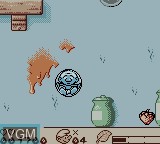 In-game screen of the game Smurfs' Nightmare, The on Nintendo Game Boy Color