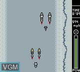 In-game screen of the game Star Wars Episode I - Racer on Nintendo Game Boy Color