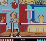 In-game screen of the game Tiny Toon Adventures - Buster Saves the Day on Nintendo Game Boy Color