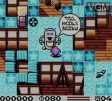 In-game screen of the game Tiny Toon Adventures - Dizzy's Candy Quest on Nintendo Game Boy Color