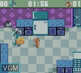 In-game screen of the game Tom and Jerry - Mouse Hunt on Nintendo Game Boy Color