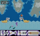 In-game screen of the game Tonic Trouble on Nintendo Game Boy Color