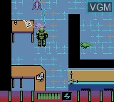 In-game screen of the game Armorines - Project S.W.A.R.M. on Nintendo Game Boy Color