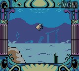 In-game screen of the game Barbie - Magic Genie Adventure on Nintendo Game Boy Color
