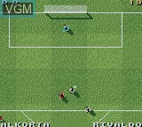 In-game screen of the game Barca Total 2000 on Nintendo Game Boy Color