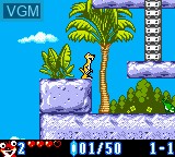 In-game screen of the game Ice Age on Nintendo Game Boy Color