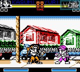 In-game screen of the game King of Fighters R-2 on Nintendo Game Boy Color