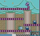 In-game screen of the game Classic Bubble Bobble on Nintendo Game Boy Color