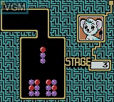 In-game screen of the game Columns GB - Tezuka Osamu Characters on Nintendo Game Boy Color