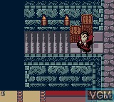 In-game screen of the game Dracula - Crazy Vampire on Nintendo Game Boy Color