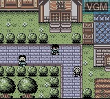 In-game screen of the game Cross Hunter - Monster Hunter Version on Nintendo Game Boy Color