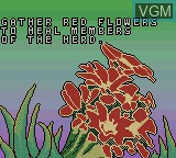 In-game screen of the game Dinosaur on Nintendo Game Boy Color